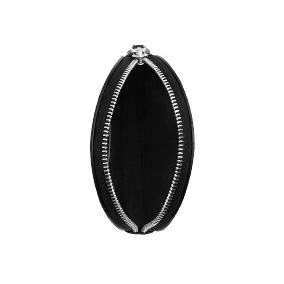 Coach NWT Black Cat Signature Zip Round Coin Case Wallet CX348 SOLD OUT $128 - Picture 4 of 12